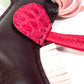 HERMES Rodeo PM Keychain with Horse Cheval Charm and Bag Charm by Anjou Milo, Women's, Rose Sakura/Rouge Serie Brown