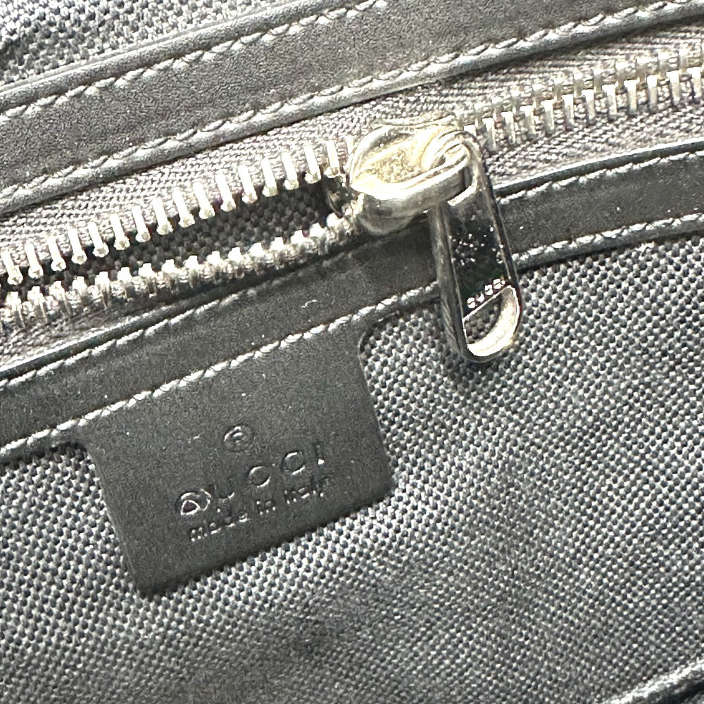 GUCCI 474137 GG Messenger Bag Shoulder Bag in GG Supreme Canvas, Men's, Black