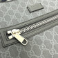 GUCCI 474137 GG Messenger Bag Shoulder Bag in GG Supreme Canvas, Men's, Black