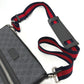 GUCCI 474137 GG Messenger Bag Shoulder Bag in GG Supreme Canvas, Men's, Black