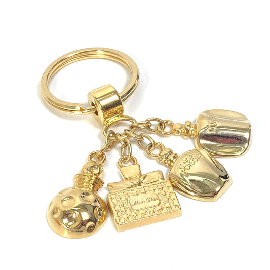 Christian Dior 香水 パヒューム バッグチャーム キーリング キーホルダー GP レディース ゴールド