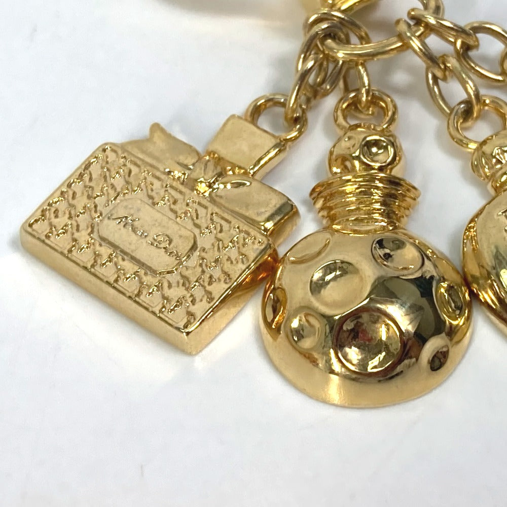 Christian Dior 香水 パヒューム バッグチャーム キーリング キーホルダー GP レディース ゴールド