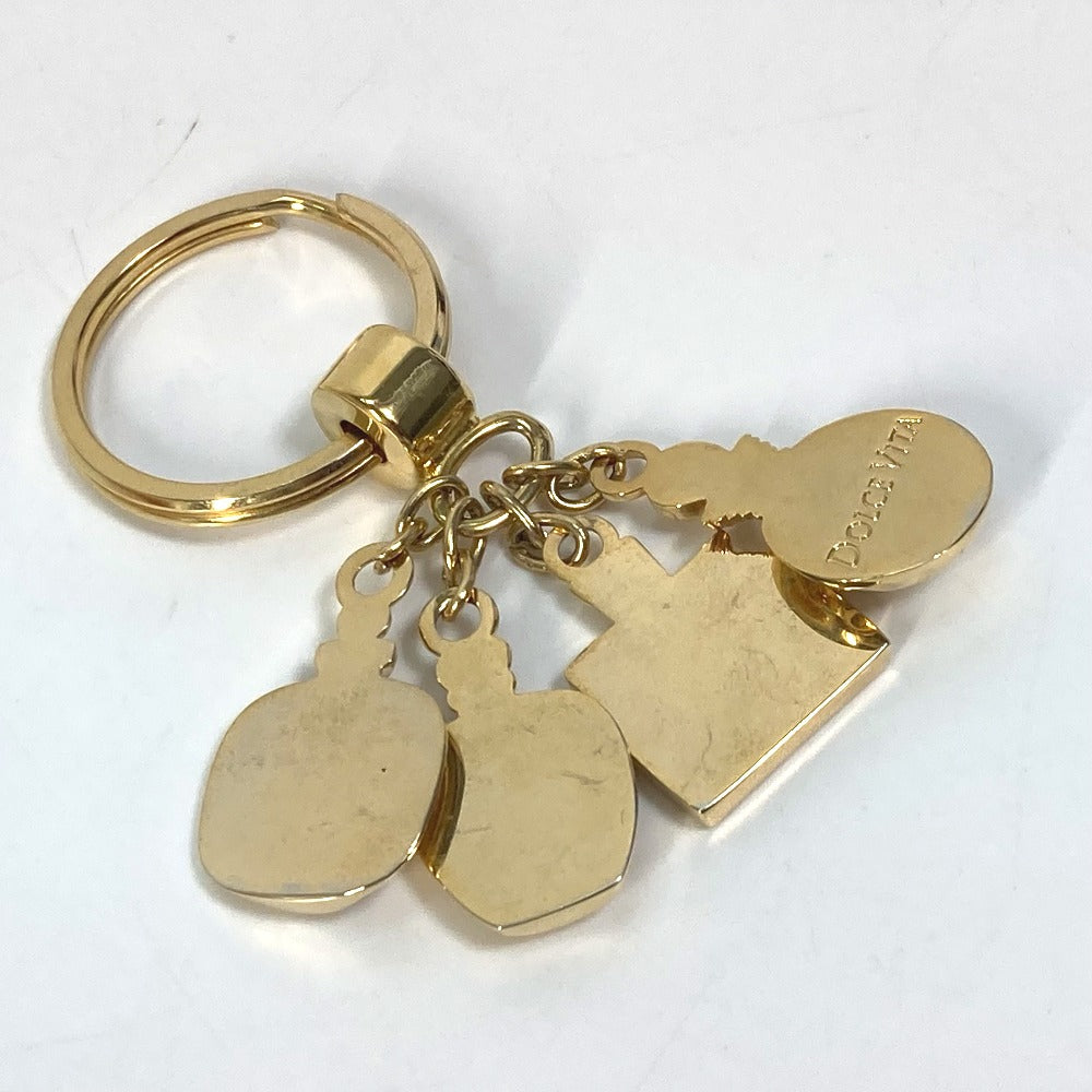 Christian Dior 香水 パヒューム バッグチャーム キーリング キーホルダー GP レディース ゴールド