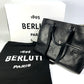 Berluti Logo Uris Small 2-Way Business Tote Bag in Black Leather for Men