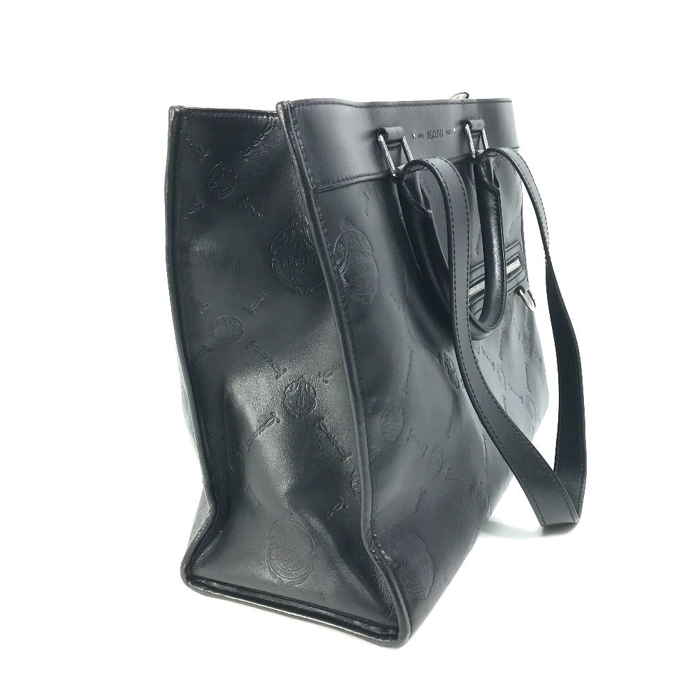 Berluti Logo Uris Small 2-Way Business Tote Bag in Black Leather for Men