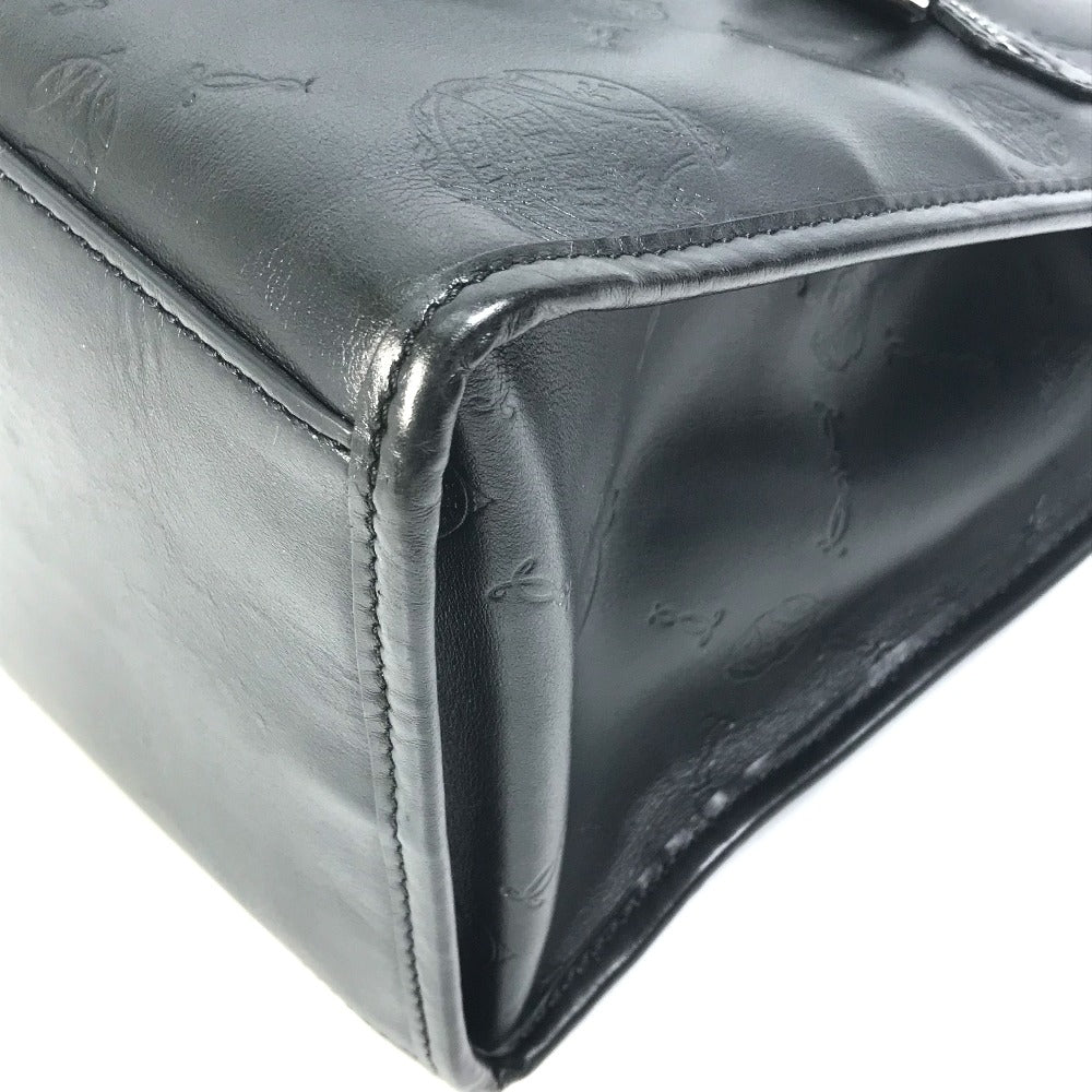 Berluti Logo Uris Small 2-Way Business Tote Bag in Black Leather for Men