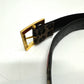 FENDI Leopard Print Belt in Canvas/Leather, Women's, Brown/Red