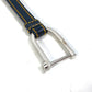 Dior Trotter CD Logo Keychain Bag Charm Key Ring Charm Canvas/Leather Women's Navy