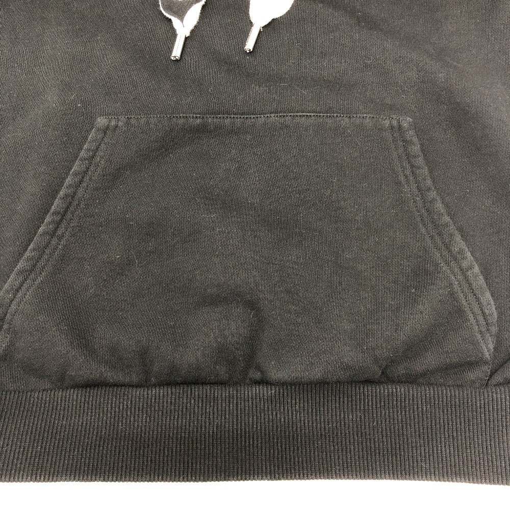 CELINE 2Y468670Q ロゴ紐 フード フーディー スウェット アパレル パーカー コットン メンズ ブラック - brandshop-reference