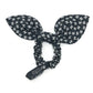 CHANEL Ribbon Coco Mark Hair Accessory, 23 Pieces, Silk Scrunchie, Women's, Black and White
