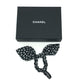 CHANEL Ribbon Coco Mark Hair Accessory, 23 Pieces, Silk Scrunchie, Women's, Black and White