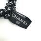 CHANEL Ribbon Coco Mark Hair Accessory, 23 Pieces, Silk Scrunchie, Women's, Black and White