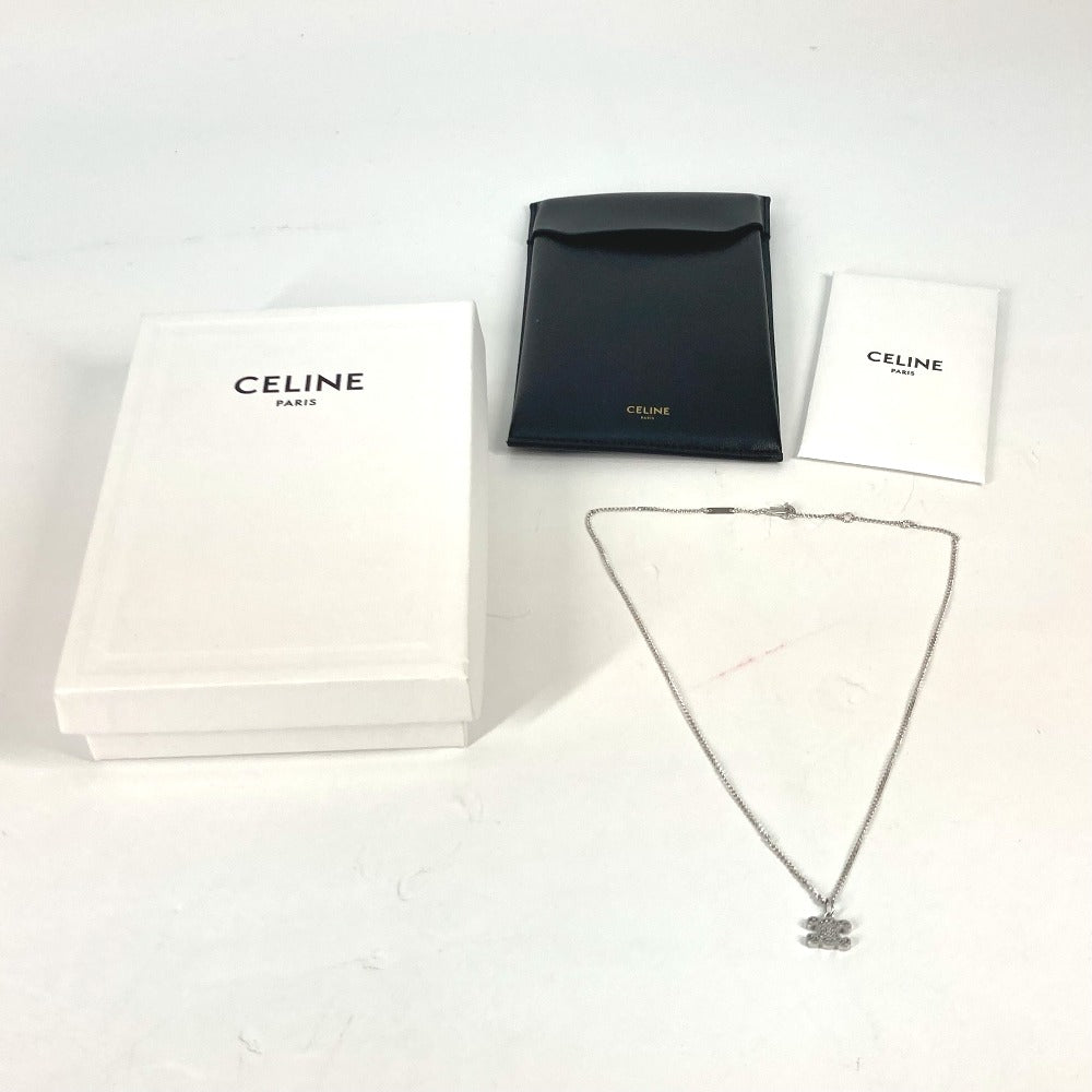 CELINE 460GB6BZI ロゴ トリオンフ ラインストーン ペンダント ...