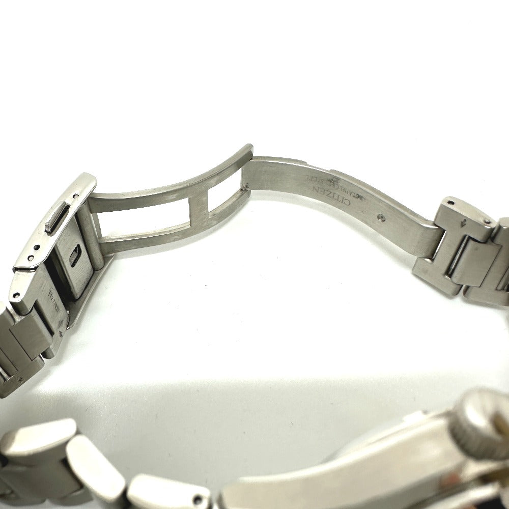 CITIZEN NB1050-59L メカニカル 自動巻き デイト 腕時計 SS メンズ シルバー