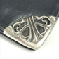 CHROME HEARTS Single Fold LNG SNGL FLD TIPS Bifold Long Wallet Long Wallet Leather Unisex Black
