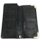 CHROME HEARTS Single Fold LNG SNGL FLD TIPS Bifold Long Wallet Long Wallet Leather Unisex Black