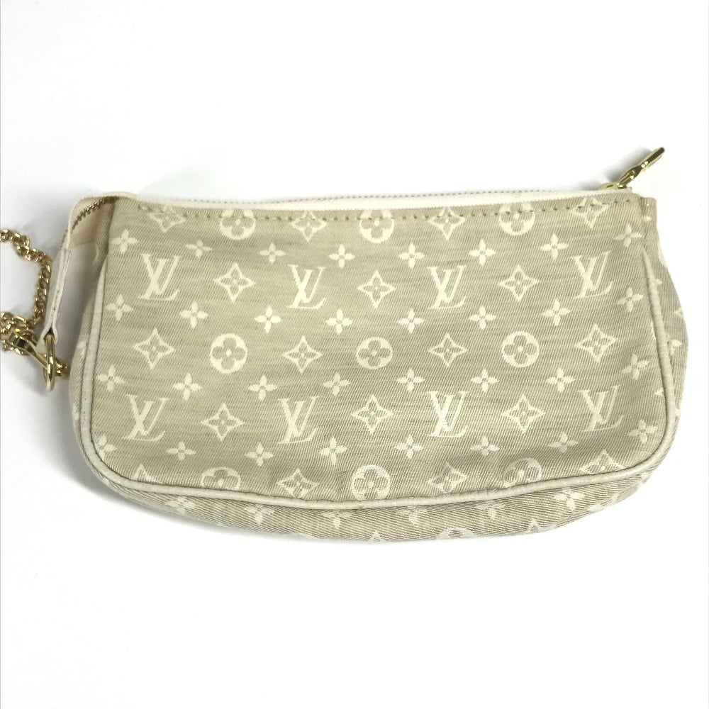 LOUIS VUITTON M95316 Monogram Mini Run Bucket PM Bucket PM Bag Shoulder Bag Bucket Type with Pouch Shoulder Bag Monogram Mini Run Canvas Women's Dune White Series