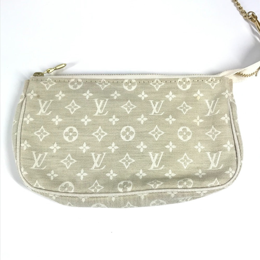 LOUIS VUITTON M95316 Monogram Mini Run Bucket PM Bucket PM Bag Shoulder Bag Bucket Type with Pouch Shoulder Bag Monogram Mini Run Canvas Women's Dune White Series
