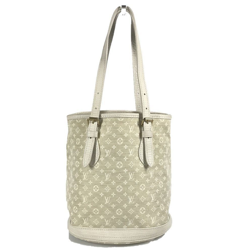 LOUIS VUITTON M95316 Monogram Mini Run Bucket PM Bucket PM Bag Shoulder Bag Bucket Type with Pouch Shoulder Bag Monogram Mini Run Canvas Women's Dune White Series