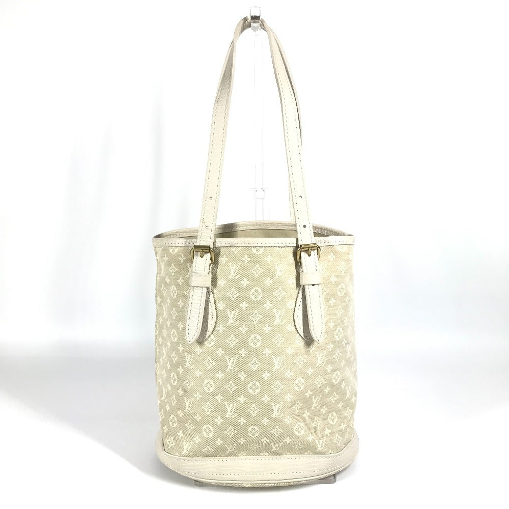 LOUIS VUITTON M95316 Monogram Mini Run Bucket PM Bucket PM Bag Shoulder Bag Bucket Type with Pouch Shoulder Bag Monogram Mini Run Canvas Women's Dune White Series