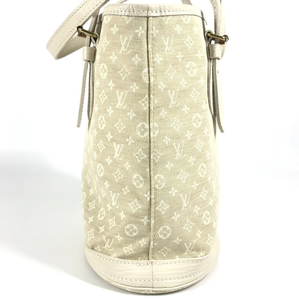 LOUIS VUITTON M95316 Monogram Mini Run Bucket PM Bucket PM Bag Shoulder Bag Bucket Type with Pouch Shoulder Bag Monogram Mini Run Canvas Women's Dune White Series