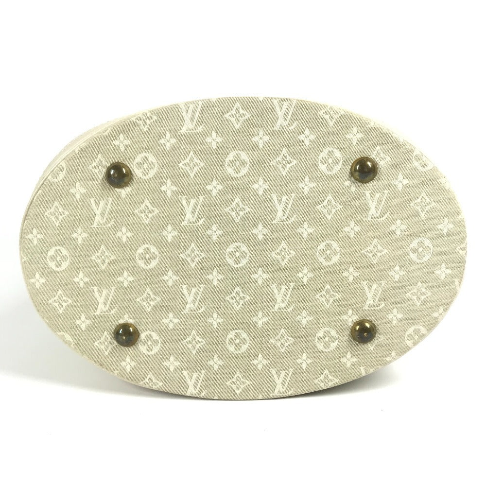 LOUIS VUITTON M95316 Monogram Mini Run Bucket PM Bucket PM Bag Shoulder Bag Bucket Type with Pouch Shoulder Bag Monogram Mini Run Canvas Women's Dune White Series