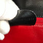 GUCCI 000 1951 Turnlock Old Gucci Bamboo Top Handle Handbag in Black Leather