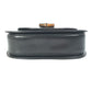 GUCCI 000 1951 Turnlock Old Gucci Bamboo Top Handle Handbag in Black Leather