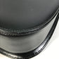 GUCCI 000 1951 Turnlock Old Gucci Bamboo Top Handle Handbag in Black Leather