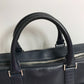 DIOR HOMME Crossbody Briefcase, 2-Way Bag, Shoulder Bag, Handbag, Business Bag, Leather, Men's, Navy