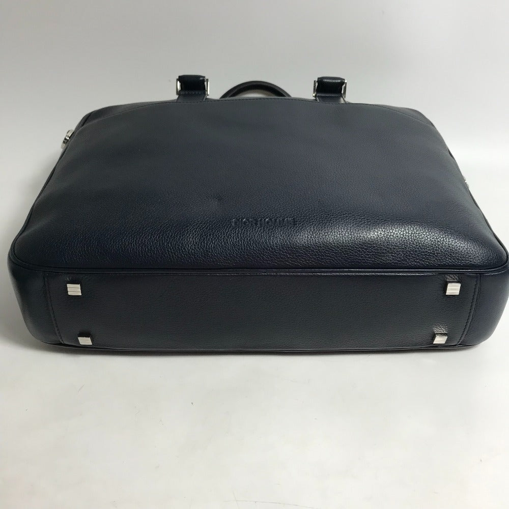 DIOR HOMME Crossbody Briefcase, 2-Way Bag, Shoulder Bag, Handbag, Business Bag, Leather, Men's, Navy