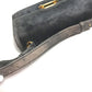HERMES Vintage Fons Belle 24 Shoulder Bag, Suede, Women's, Gray/Navy