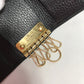 GUCCI 456118 GG Marmont 6-Key Leather Key Case, Women's, Black