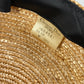 Dior Women's Cotton Straw Sports Cap with Ribbon, Navy/Beige