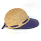 Dior Women's Cotton Straw Sports Cap with Ribbon, Navy/Beige