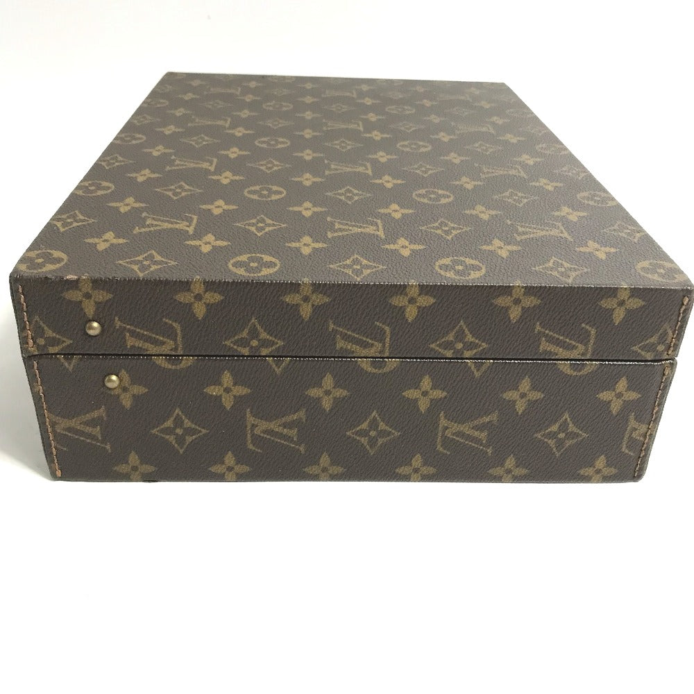 LOUIS VUITTON M47120 Monogram Box Boite Bijoux Jewelry Case Trunk Interior Accessory Case Monogram Canvas Women's Brown