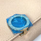 BVLGARI Bvlgari Logo Clip Bifold Wallet Leather Women's Light Pink
