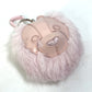 Dior Cookie Dog Animal Bag Charm Carabiner Keychain Leather Unisex Pink