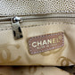CHANEL Shoulder Bag, Coco Mark, CC Tote Bag, Caviar Skin, Women's, Beige