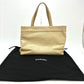 CHANEL Shoulder Bag, Coco Mark, CC Tote Bag, Caviar Skin, Women's, Beige