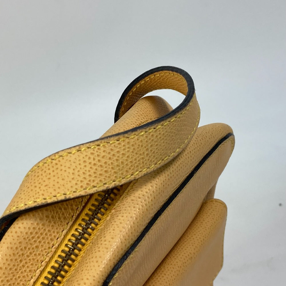 CELINE バックパック カバン ヴィンテージ ミニリュック リュックサック レザー レディース ベージュ