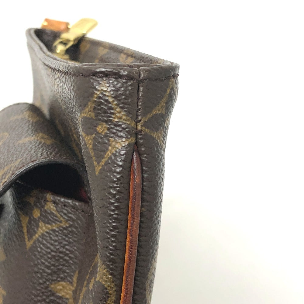 LOUIS VUITTON M51901 Monogram Partition Pochette Pouch in Monogram Canvas, Women's, Brown