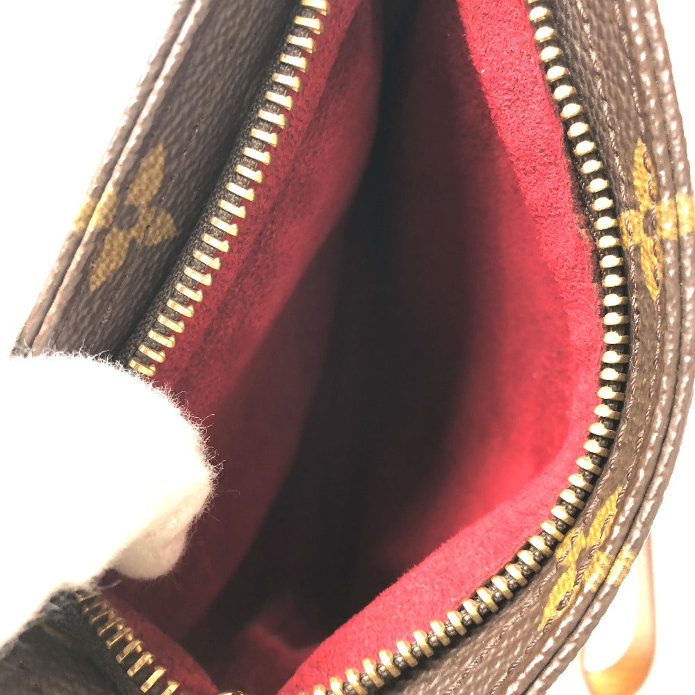 LOUIS VUITTON M51901 Monogram Partition Pochette Pouch in Monogram Canvas, Women's, Brown