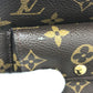LOUIS VUITTON M51901 Monogram Partition Pochette Pouch in Monogram Canvas, Women's, Brown