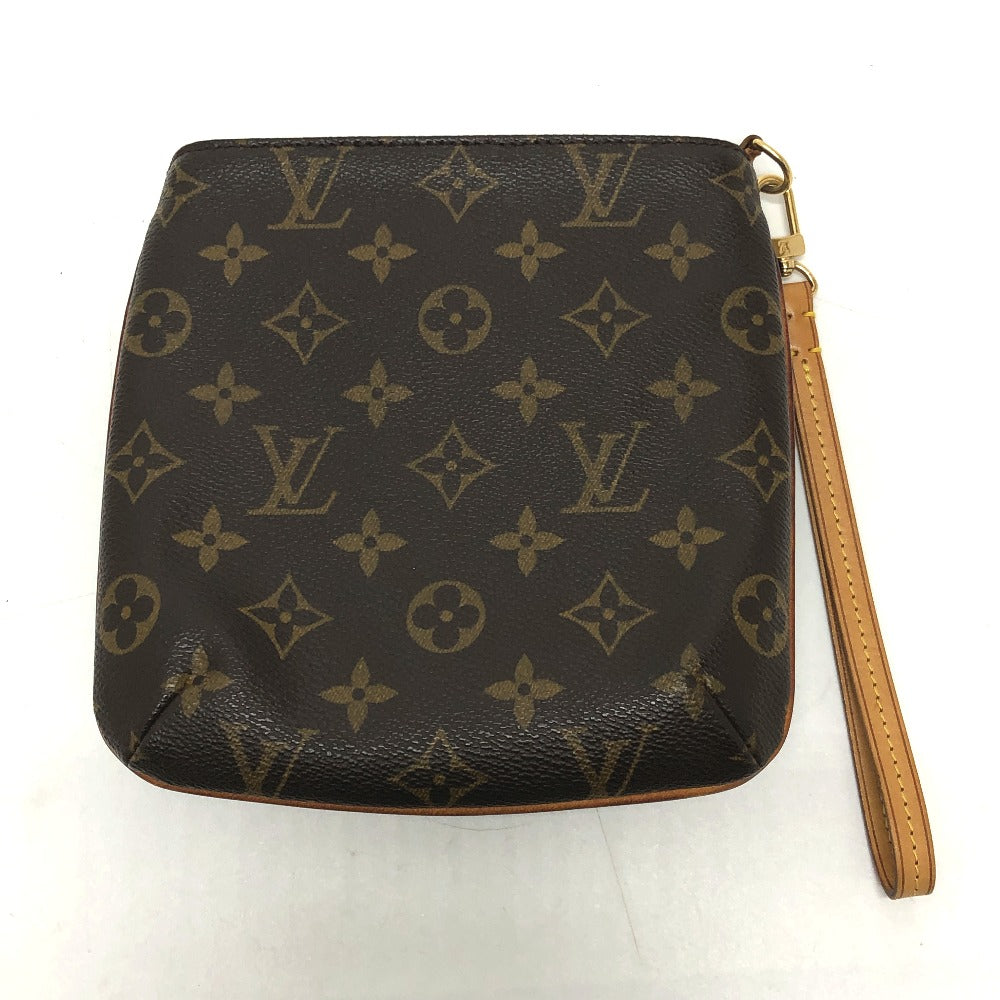LOUIS VUITTON M51901 Monogram Partition Pochette Pouch in Monogram Canvas, Women's, Brown
