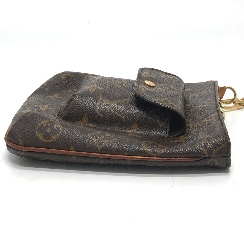 LOUIS VUITTON M51901 Monogram Partition Pochette Pouch in Monogram Canvas, Women's, Brown