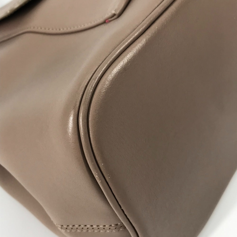 BVLGARI ブルガリブルガリ ロゴ トートバッグ 2WAYバッグ ハンドバッグ 肩掛け カバン ショルダーバッグ レザー レディース ピンクベージュ系 - brandshop-reference