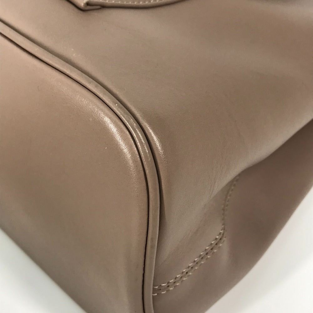 BVLGARI ブルガリブルガリ ロゴ トートバッグ 2WAYバッグ ハンドバッグ 肩掛け カバン ショルダーバッグ レザー レディース ピンクベージュ系 - brandshop-reference