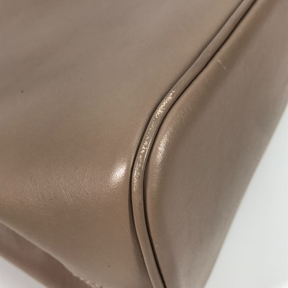 BVLGARI ブルガリブルガリ ロゴ トートバッグ 2WAYバッグ ハンドバッグ 肩掛け カバン ショルダーバッグ レザー レディース ピンクベージュ系 - brandshop-reference