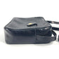 CELINE Vintage Carriage Hardware Crossbody Pochette Shoulder Bag in Black Leather for Women
